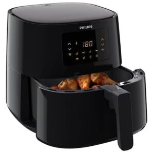 مقلاة فيليبس كهربائية إسينشال مقاس Xl طراز Hd927090 6.2 L 2000 W Hd927090 , HD9270/91 أسود