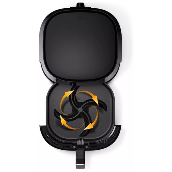 ⁦مقلاة فيليبس كهربائية إسينشال مقاس Xl طراز Hd927090 6.2 L 2000 W Hd927090 , HD9270/91 أسود⁩ - الصورة ⁦3⁩