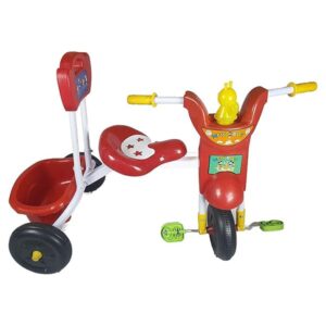 دراجة اطفال بثلاث عجلات متعدد الالوان – احمر