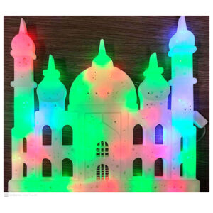 زينة رمضان – لوحة جامع اوبال مضيئ 40 سم كوكتيل متعدد الالوان